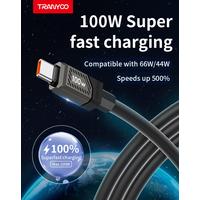 Upgraded Data Cable Bold Type-c To-Type-c PD Super Fast Charger CC-2