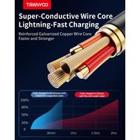 Upgraded Data Cable Bold Type-c To-Type-c PD Super Fast Charger CC-2