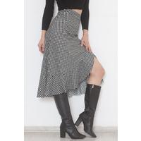 Slit Skirt Houndstooth - 12602.1355.