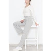 High Waist Sweatpants Gray - 472120.1778.