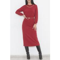 Chain Dress Claret Red - 12452.1778.